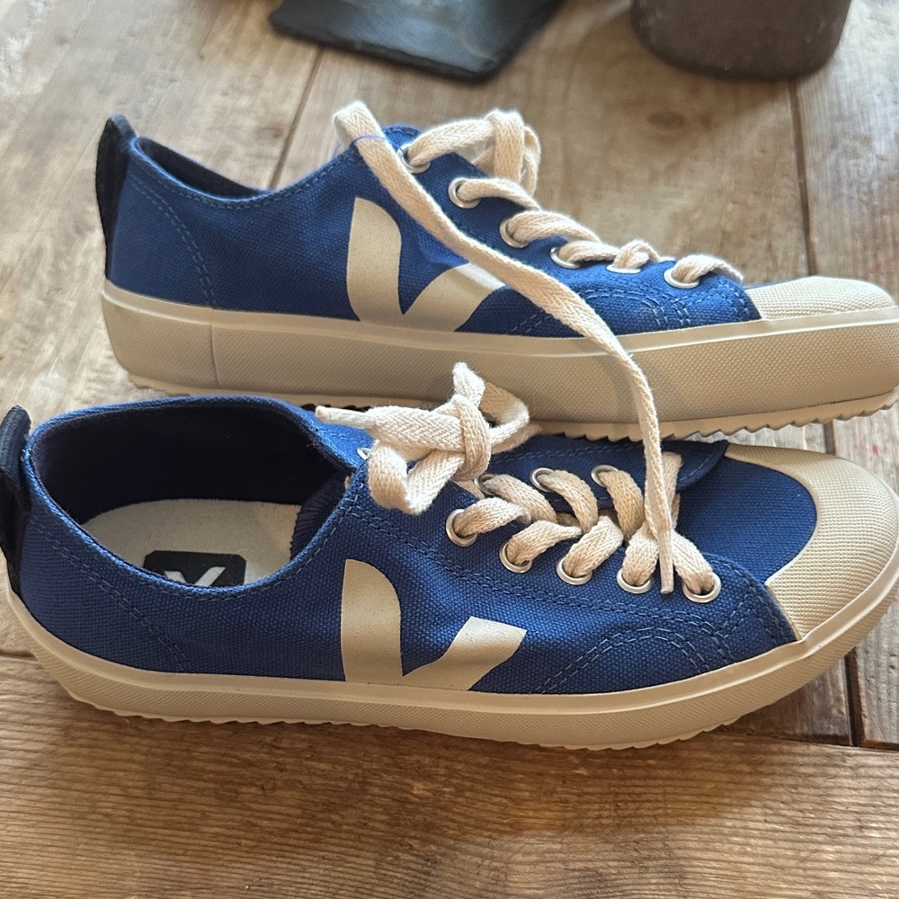 Veja Blue Sneakers with White Details